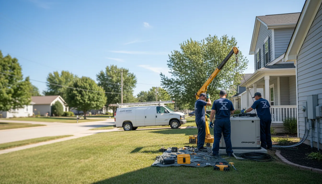 Generator Installation in Aurora, KS near me